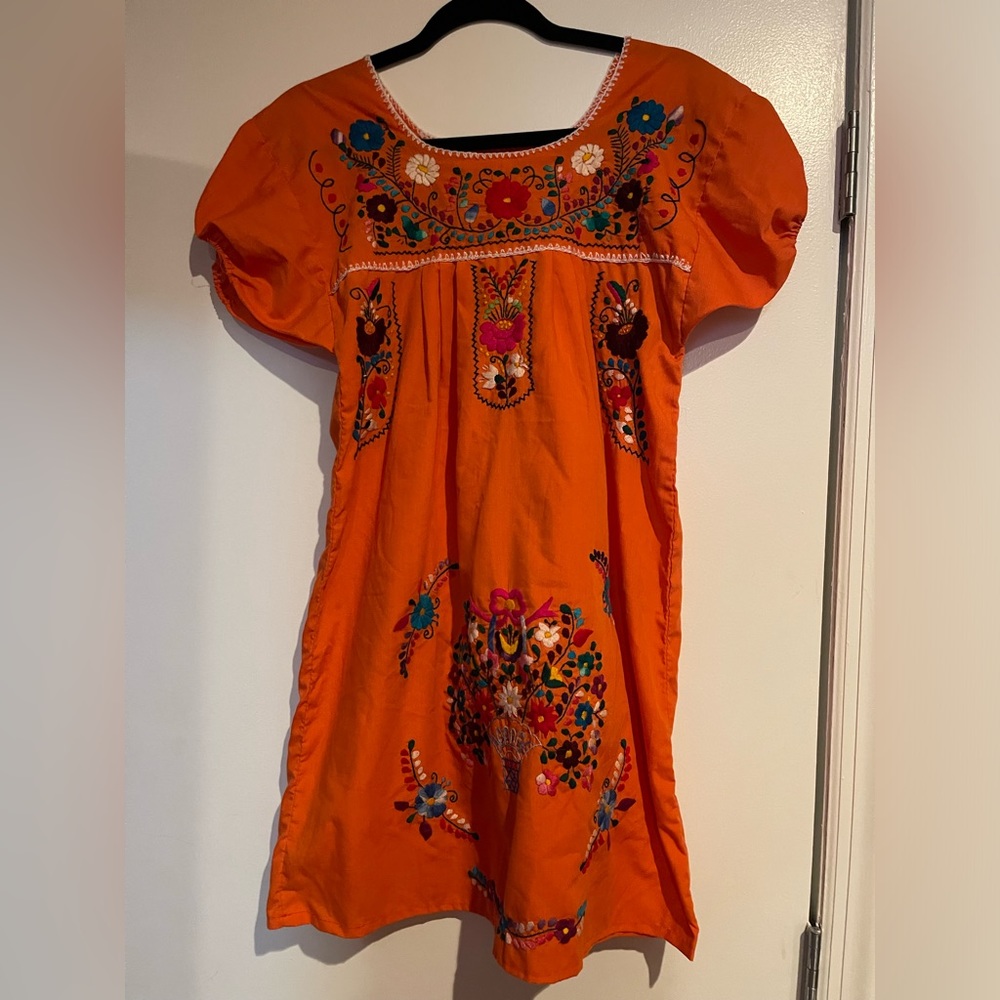 Vintage Mexican Blouse Dress